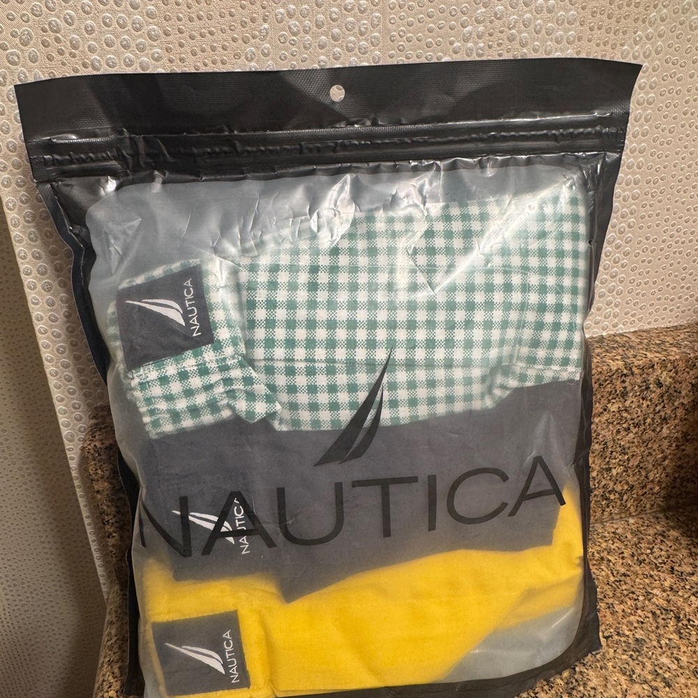 Nautica Marigold, Peacoat, and Ocean‎ Green Boxer Set